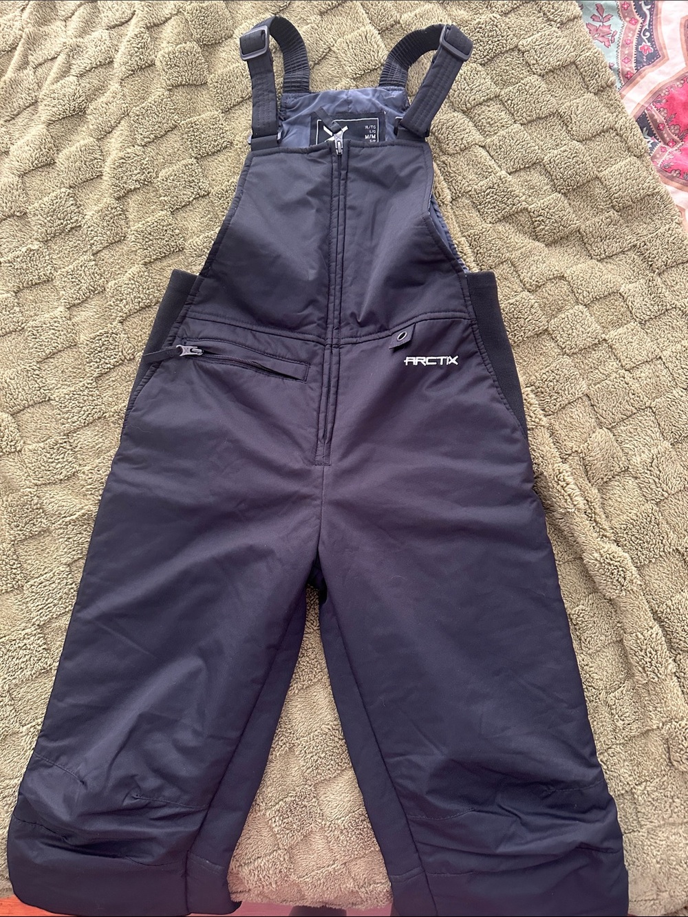 Arctix Black Insulated Snow Bib Overalls